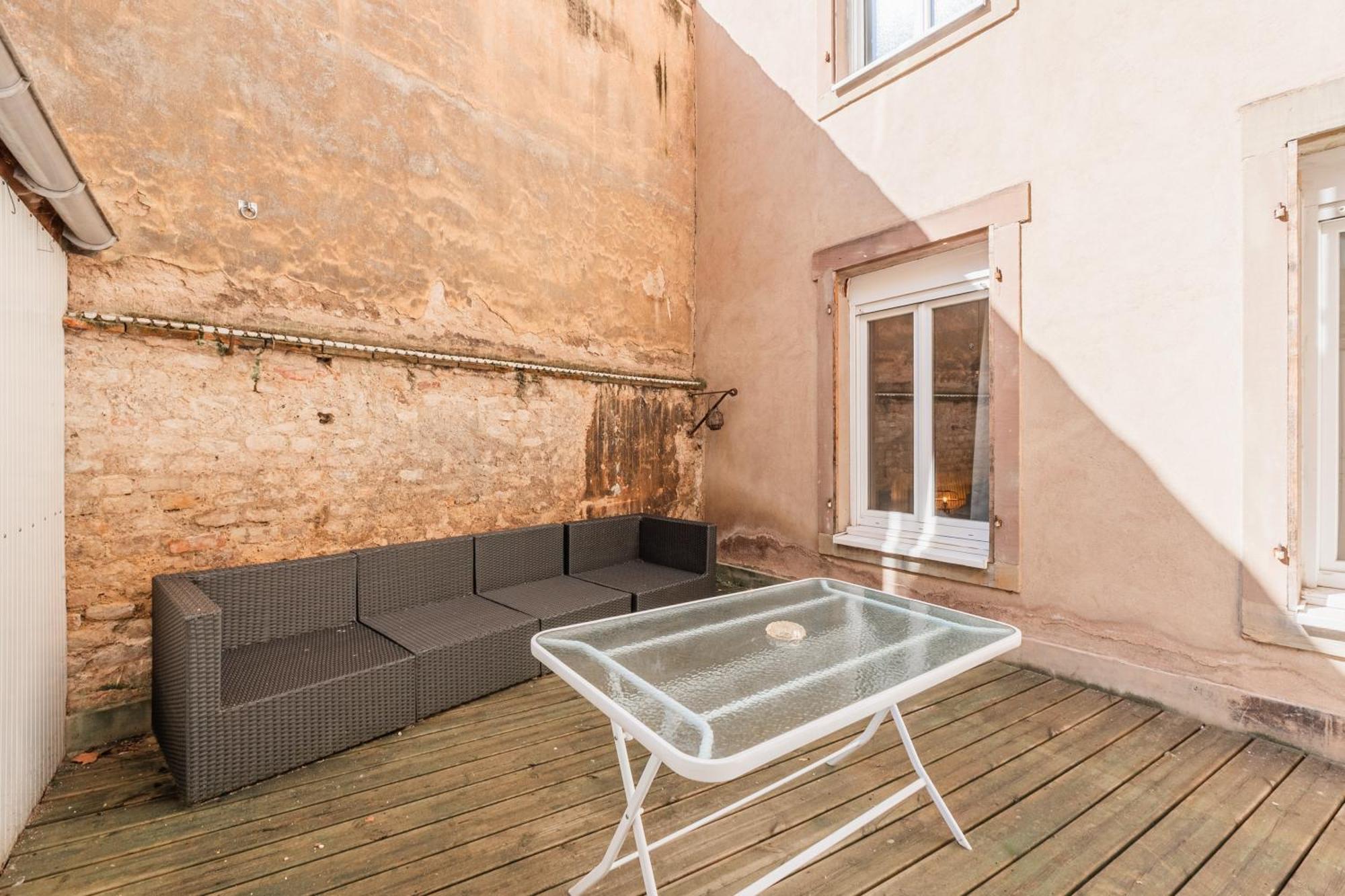 L'Ecrin Strasbourgeois - T3 Avec Grande Terrasse Lejlighed Eksteriør billede